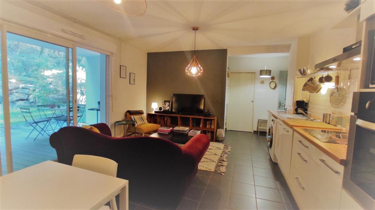 T2 Entre Ocean Et Montagnes*Jardin*Wifi Gratuit* Apartment Ustaritz Bagian luar foto